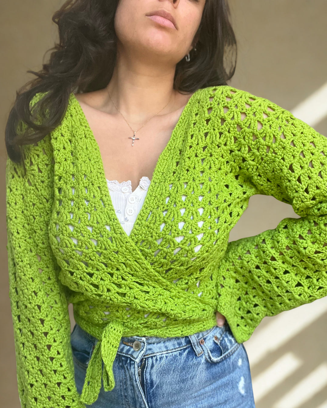 Patron Gilet crochet Matcha